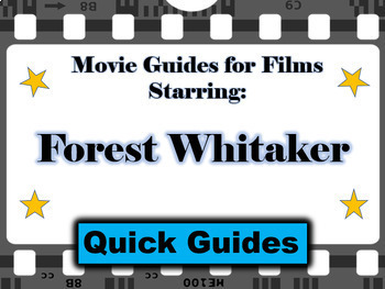Preview of Quick Guide Bundle for Films Starring Forest Whitaker - 4 Quick Guides