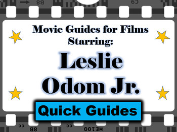 Preview of Quick Guide Bundle for Films Starring Leslie Odom Jr. - 3 Quick Guides