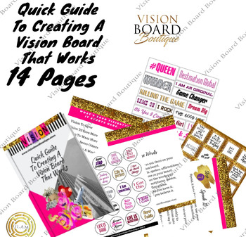 Quick Guide To Creating A Vision Board That Works by Vision Board Boutique