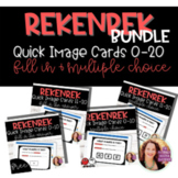 Rekenrek Quick Image Boom Card BUNDLE Numbers 0-20 for Mat