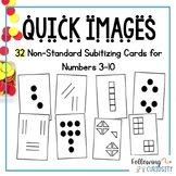 Kindergarten Math Warmup | Number Talk Subitizing Cards: Q