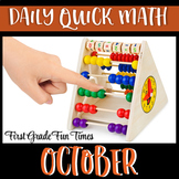 Quick Math Halloween Math October