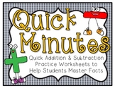 Quick Minutes Addition & Subtraction Practice