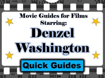 Preview of Quick Movie Guide Bundle for Films Starring Denzel Washington - 3 Quick Guides