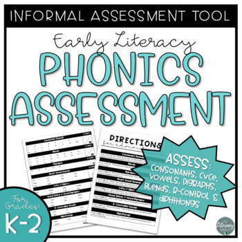 Preview of Quick Phonics Assessment