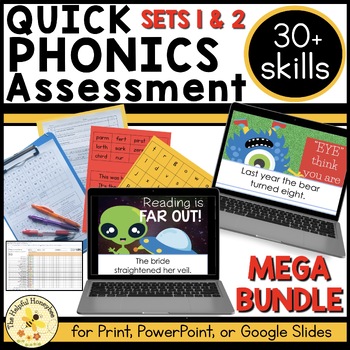 Preview of Quick Phonics Assessment SETS 1-2 - Monitor Progress - UFLI Foundations aligned