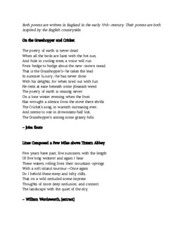 Mockingbird by Eminem Poetry Activity/Worksheets (STAAR Aligned)