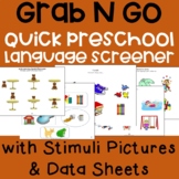 Quick Preschool Language Screener with Picture Stimuli and