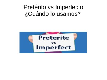 Review for Preterit vs Imperfect by Maria del Mar | TPT