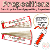 Prepositions Quick Strips