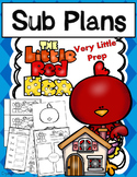 Quick Sub Plans Ready to Go! The Little Red Hen Story Base