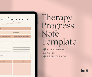 Preview of Quick Therapy Progress Note BIRP method (therapist notes for mental health)