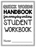 Quick Words Student Books for Personal Writing Dictionarie