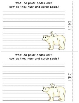 Quick Write: Polar Bears by Mrs Jones Teaches | TPT