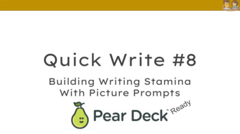 Preview of Quick Write - Visual Prompts - Series #8