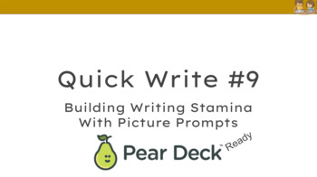 Preview of Quick Write - Visual Prompts - Series #9