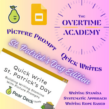 Preview of Quick Write - Visual Prompts - St. Patrick's Day Edition