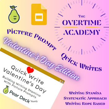 Preview of Quick Write - Visual Prompts - Valentine's Day Edition