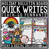 Quick Writes Bulletin Board Fall Winter Spring Writing Pro