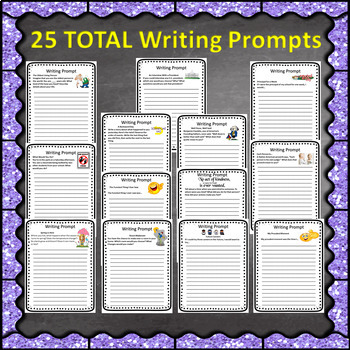 Quick Writes Writing Prompts Set 1 by Paradise Creations | TpT