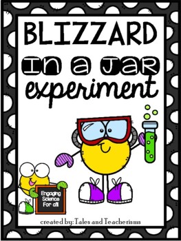 Preview of Quick and Easy STEM Science Experiment - Blizzard in a Jar, Winter Experiment