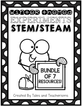 Preview of Quick and Easy STEM Science Experiments: Winter Challenges PRINT AND GO BUNDLE!