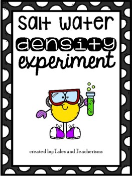 Quick and Easy Salt Water Density Experiment: Sink or Float? | TPT