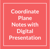 Quick and Simple Coordinate Plane Notes and Presentation