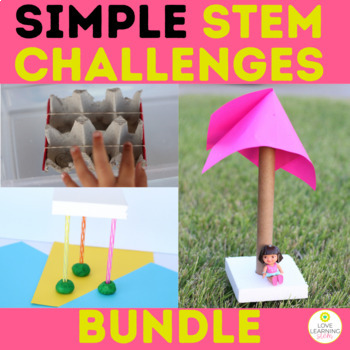 Preview of Quick and Simple STEM Challenges Bundle Whole Year Engineer's Report