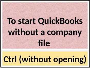 Preview of Quickbooks Flashcards