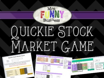Preview of Quickie Stock Market Simulation