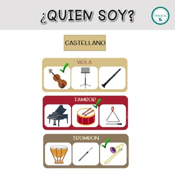 Preview of Quien soy? - Tarjetas musicales - Castellano