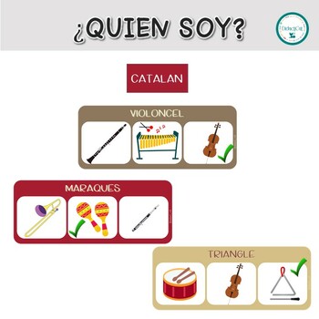 Preview of Quien soy? - Tarjetas musicales - Catalán