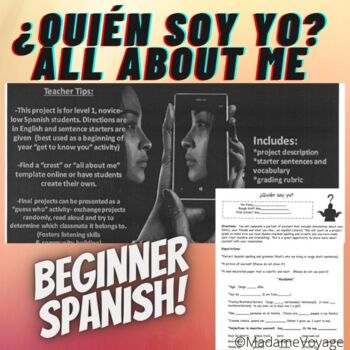 Preview of ¿Quién Soy Yo? "Presentarse" Spanish Introductions | Todo Sobre Mí