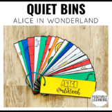 Quiet Bins Alice in Wonderland Independent Work Task Box