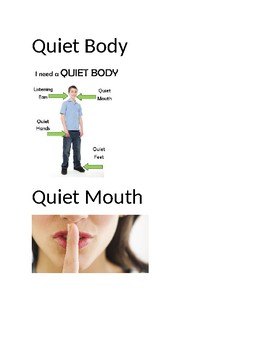 quiet mouth visual