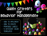 Quiet Critter Behavior Management Printable