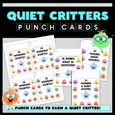Quiet Critter Punch Cards