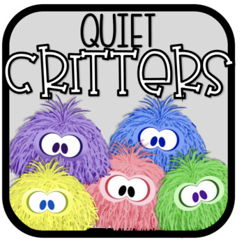 Preview of Quiet Critters Sign - editable!
