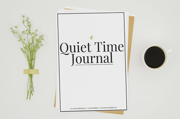 Preview of Quiet Time Prayer Journal | Printable | 8.5x11