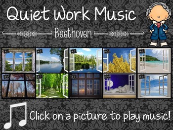 Preview of Quiet Work Music At Your Fingertips - Beethoven