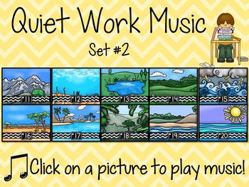 Preview of Quiet Work Music At Your Fingertips - Set 2