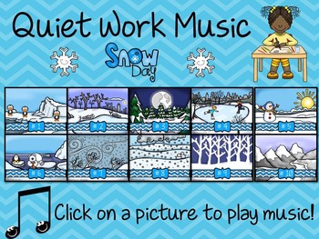 Preview of Quiet Work Music At Your Fingertips - Winter