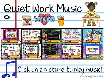 Preview of Quiet Work Music At Your Fingertips - Writing