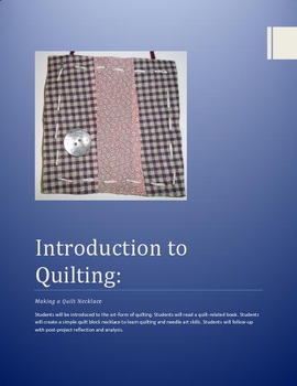 Preview of Quilting: Addressing common core reading standards & American History