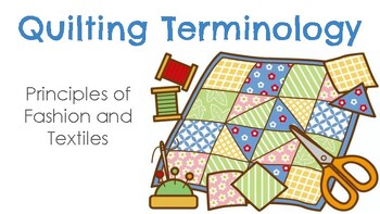 Preview of Quilting Terminology Slides