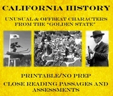 Quirky California History: Reading Comprehension Passages 