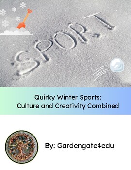 Preview of Quirky Winter Sports: Fun Reading and Writing Activity Compare and Contrast