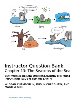 Preview of Quiz Bank for Chapter 13: The Seasons of the Sea of Our World Ocean Essentials
