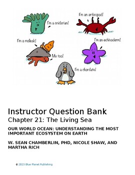 Preview of Quiz Bank for Chapter 21: The Living Sea of Our World Ocean Essentials